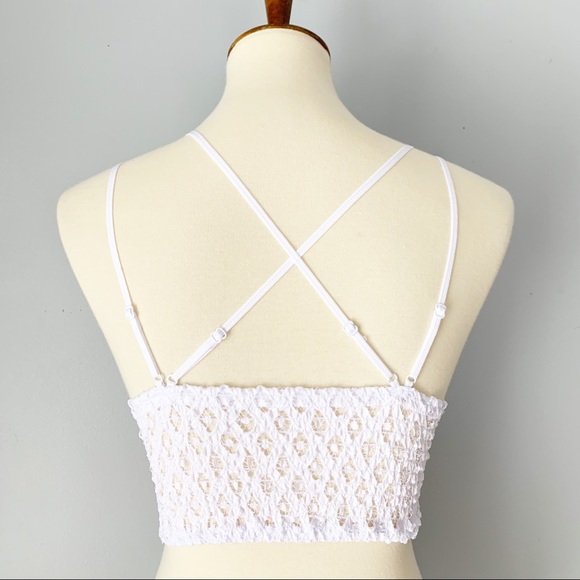 NWT Anemone White Lace Bralette - Picture 6 of 7